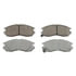 Wagner PD263 Disc Brake Pad Set Wagner Brake ThermoQuiet PD263 Disc Brake Pad Set
