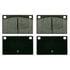 Wagner PD43A Disc Brake Pad Set Wagner Brake ThermoQuiet PD43A Ceramic Disc Brake Pad Set