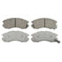 Wagner PD470 Disc Brake Pad Set Wagner Brake ThermoQuiet PD470 Disc Brake Pad Set