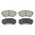 Wagner PD551 Disc Brake Pad Set Wagner Brake ThermoQuiet PD551 Disc Brake Pad Set