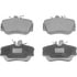 Wagner PD645 Disc Brake Pad Set Wagner Brake ThermoQuiet PD645 Disc Brake Pad Set
