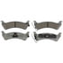 Wagner PD666 Disc Brake Pad Set Wagner Brake ThermoQuiet PD666 Disc Brake Pad Set