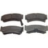 Wagner PD668 Disc Brake Pad Set Wagner Brake ThermoQuiet PD668 Disc Brake Pad Set