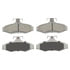 Wagner PD724 Disc Brake Pad Set Wagner Brake ThermoQuiet PD724 Disc Brake Pad Set