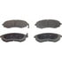 Wagner PD887 Disc Brake Pad Set Wagner Brake ThermoQuiet PD887 Disc Brake Pad Set