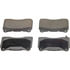Wagner QC1001 Disc Brake Pad Set Wagner Brake ThermoQuiet QC1001 Ceramic Disc Brake Pad Set