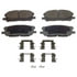 Wagner QC1005 Disc Brake Pad Set Wagner Brake ThermoQuiet QC1005 Ceramic Disc Brake Pad Set