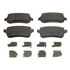 Wagner QC1021 Disc Brake Pad Set Wagner Brake ThermoQuiet QC1021 Ceramic Disc Brake Pad Set
