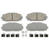 Wagner QC1184A Disc Brake Pad Set Wagner Brake ThermoQuiet QC1184A Ceramic Disc Brake Pad Set