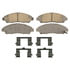 Wagner QC1280 Disc Brake Pad Set Wagner Brake ThermoQuiet QC1280 Ceramic Disc Brake Pad Set