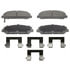 Wagner QC1286 Disc Brake Pad Set Wagner Brake ThermoQuiet QC1286 Ceramic Disc Brake Pad Set