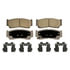 Wagner QC1297 Disc Brake Pad Set Wagner Brake ThermoQuiet QC1297 Ceramic Disc Brake Pad Set