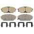 Wagner QC1301 Disc Brake Pad Set Wagner Brake ThermoQuiet QC1301 Ceramic Disc Brake Pad Set