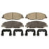 Wagner QC1332 Disc Brake Pad Set Wagner Brake ThermoQuiet QC1332 Ceramic Disc Brake Pad Set
