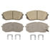 Wagner QC1295 Disc Brake Pad Set Wagner Brake ThermoQuiet QC1295 Ceramic Disc Brake Pad Set
