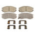 Wagner QC1408 Disc Brake Pad Set Wagner Brake ThermoQuiet QC1408 Ceramic Disc Brake Pad Set