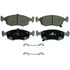 Wagner QC1568 Disc Brake Pad Set Wagner Brake ThermoQuiet QC1568 Ceramic Disc Brake Pad Set