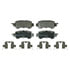 Wagner QC1624 Disc Brake Pad Set Wagner Brake ThermoQuiet QC1624 Ceramic Disc Brake Pad Set