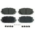 Wagner QC1628 Disc Brake Pad Set Wagner Brake ThermoQuiet QC1628 Ceramic Disc Brake Pad Set