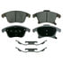 Wagner QC1653 Disc Brake Pad Set Wagner Brake ThermoQuiet QC1653 Ceramic Disc Brake Pad Set