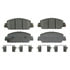 Wagner QC1654 Disc Brake Pad Set Wagner Brake ThermoQuiet QC1654 Ceramic Disc Brake Pad Set
