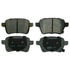Wagner QC1722 Disc Brake Pad Set Wagner Brake ThermoQuiet QC1722 Ceramic Disc Brake Pad Set