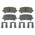 Wagner QC1724 Disc Brake Pad Set Wagner Brake ThermoQuiet QC1724 Ceramic Disc Brake Pad Set
