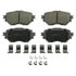 Wagner QC1759 Disc Brake Pad Set Wagner Brake ThermoQuiet QC1759 Ceramic Disc Brake Pad Set