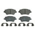 Wagner QC1730 Disc Brake Pad Set Wagner Brake ThermoQuiet QC1730 Ceramic Disc Brake Pad Set