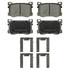 Wagner QC1799 Disc Brake Pad Set Wagner Brake ThermoQuiet QC1799 Ceramic Disc Brake Pad Set