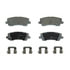 Wagner QC1793 Disc Brake Pad Set Wagner Brake ThermoQuiet QC1793 Ceramic Disc Brake Pad Set