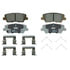 Wagner QC1839 Disc Brake Pad Set Wagner Brake ThermoQuiet QC1839 Ceramic Disc Brake Pad Set