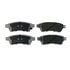 Beck Arnley 085-1727 Disc Brake Pad Set PREMIUM ASM BRAKE PADS