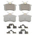 Wagner QC340A Disc Brake Pad Set Wagner Brake ThermoQuiet QC340A Ceramic Disc Brake Pad Set