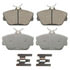 Wagner QC598 Disc Brake Pad Set Wagner Brake ThermoQuiet QC598 Ceramic Disc Brake Pad Set