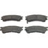 Wagner QC637A Disc Brake Pad Set Wagner Brake ThermoQuiet QC637A Ceramic Disc Brake Pad Set