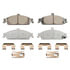 Wagner QC727 Disc Brake Pad Set Wagner Brake ThermoQuiet QC727 Ceramic Disc Brake Pad Set