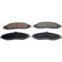 Wagner QC731A Disc Brake Pad Set Wagner Brake ThermoQuiet QC731A Ceramic Disc Brake Pad Set