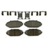 Wagner QC748 Disc Brake Pad Set Wagner Brake ThermoQuiet QC748 Ceramic Disc Brake Pad Set