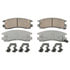 Wagner QC814 Disc Brake Pad Set Wagner Brake ThermoQuiet QC814 Ceramic Disc Brake Pad Set
