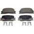 Wagner QC885 Disc Brake Pad Set Wagner Brake ThermoQuiet QC885 Ceramic Disc Brake Pad Set