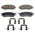 Wagner QC888A Disc Brake Pad Set Wagner Brake ThermoQuiet QC888A Ceramic Disc Brake Pad Set
