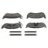 Wagner QC998 Disc Brake Pad Set Wagner Brake ThermoQuiet QC998 Ceramic Disc Brake Pad Set