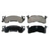 Wagner SX153 Disc Brake Pad Set Wagner Brake SevereDuty SX153 Disc Brake Pad Set