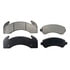 Wagner SX225A Disc Brake Pad Set Wagner Brake SevereDuty SX225A Disc Brake Pad Set