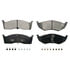 Wagner SX591 Disc Brake Pad Set Wagner SevereDuty SX591 Semi-Metallic Disc Brake Pad Set