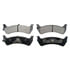 Wagner SX667 Disc Brake Pad Set Wagner Brake SevereDuty SX667 Disc Brake Pad Set