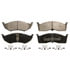Wagner SX730C Disc Brake Pad Set Wagner Brake SevereDuty SX730C Disc Brake Pad Set