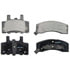 Wagner SX845 Disc Brake Pad Set Wagner Brake SevereDuty SX845 Disc Brake Pad Set