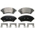 Wagner SX818 Disc Brake Pad Set SevereDuty™ Disc Brake Pad Set - Front, Semi-Metallic, FMSI D818